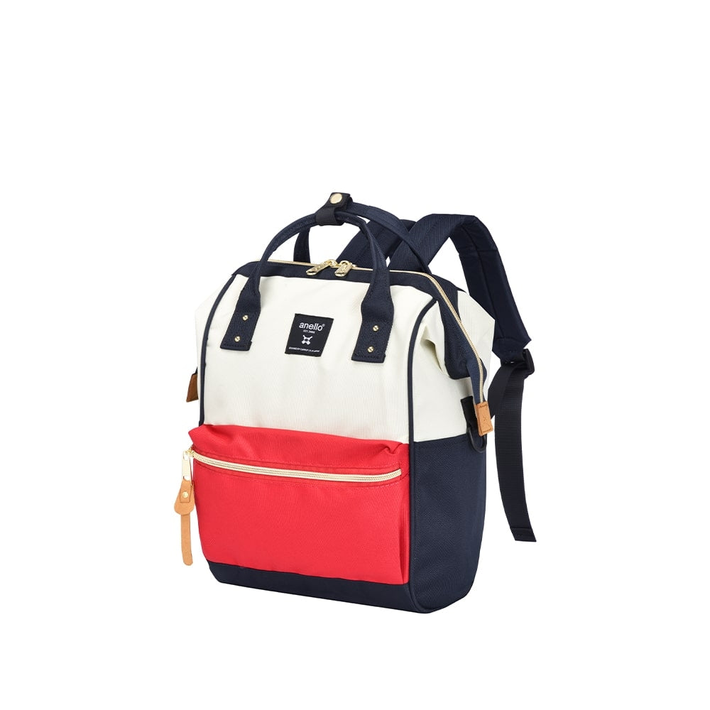 Cross Bottle Backpack S Bl-Red-Wh 0197