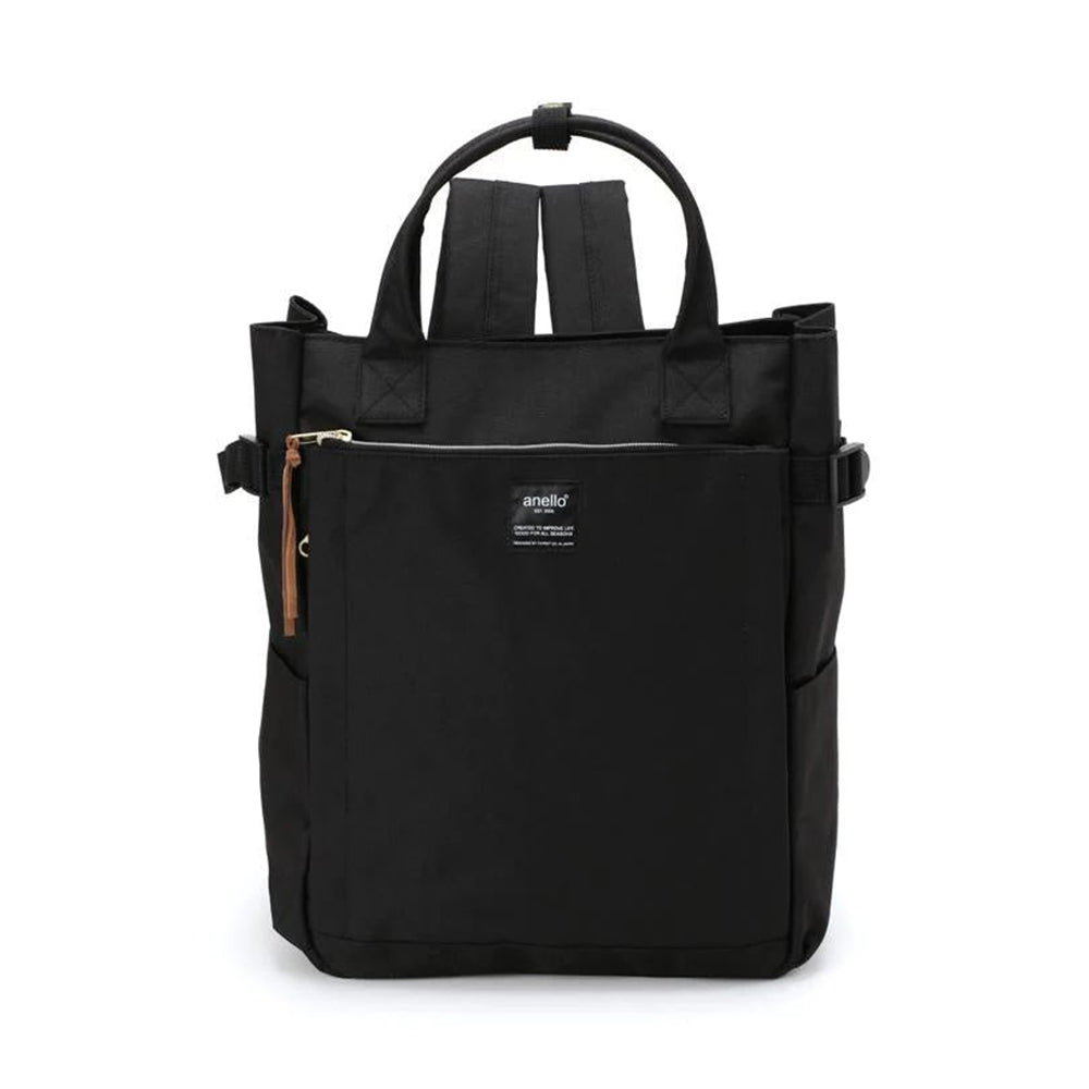 2Way Tote Backpack Black 1225 anello