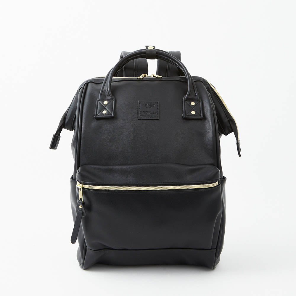Retro Rucksack M Schwarz 3771