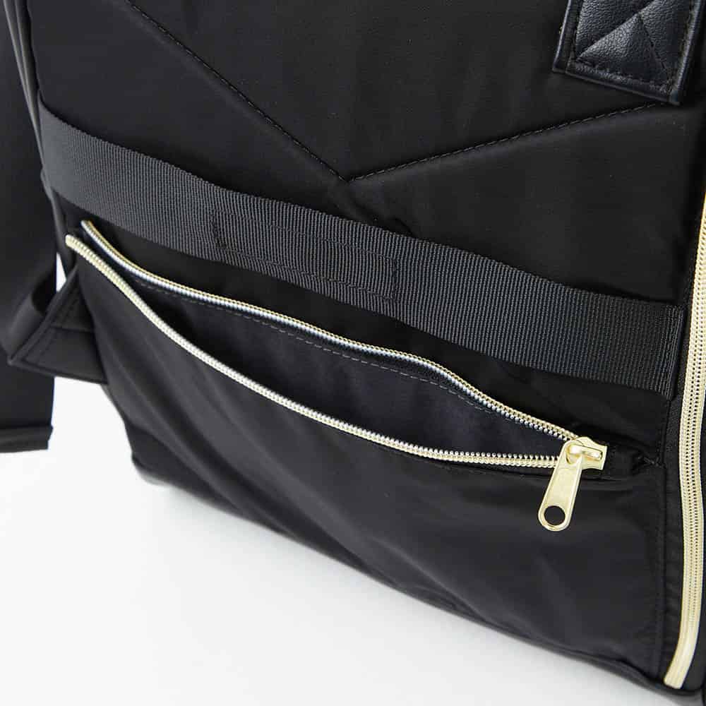 Retro Rucksack M Schwarz 3771