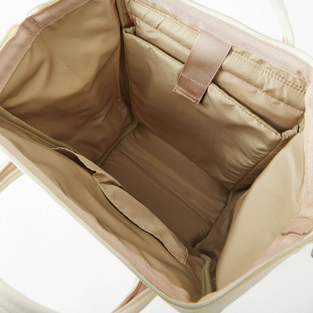 Retro Rucksack M Elfenbein 3771