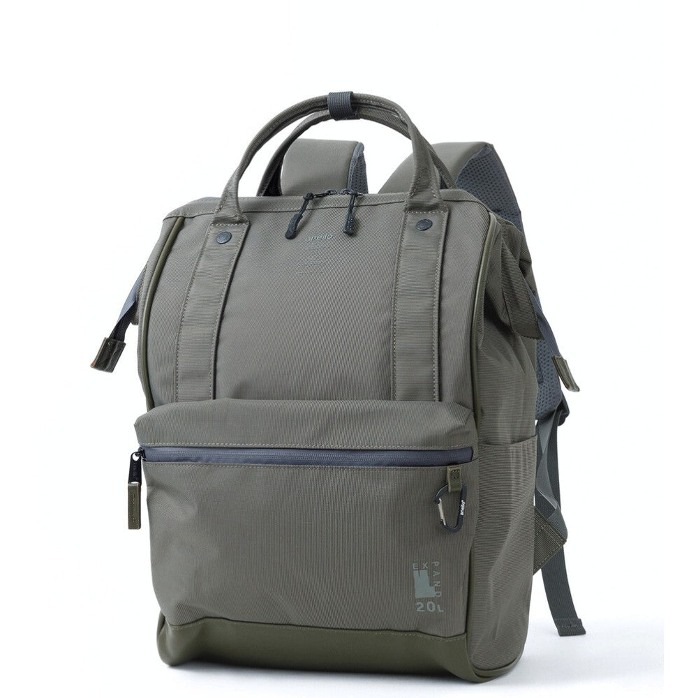 Kuchigane Backpack (R) Expand-3 Olive Green 4585 – anello®