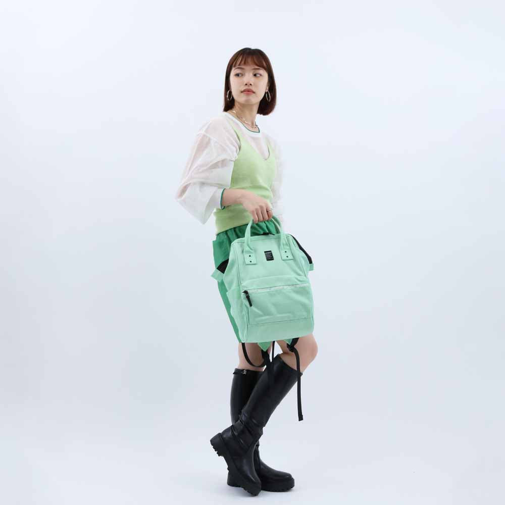 Kuchigane Backpack Zip (S) Mint Green 1226