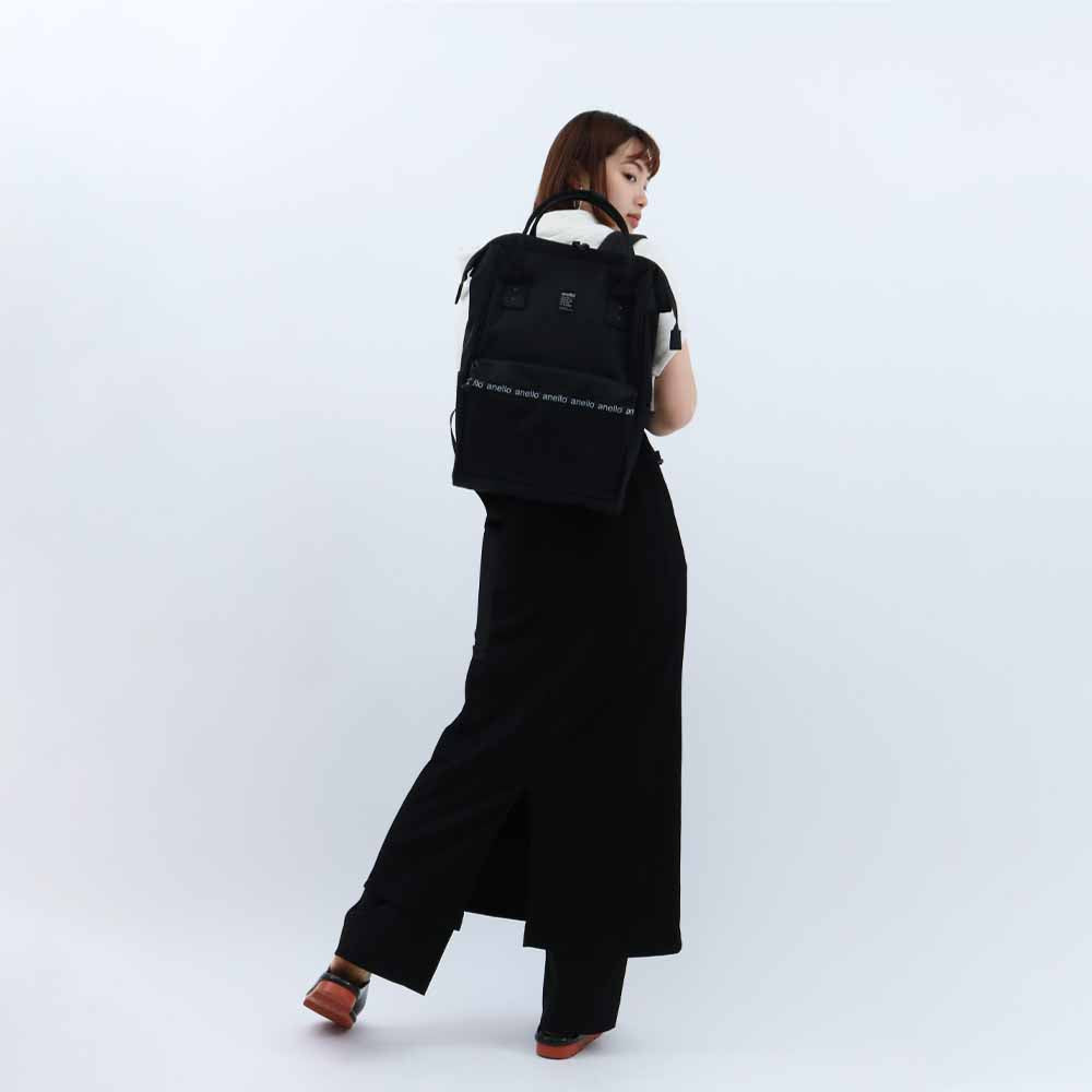 Kuchigane Backpack Zip (R) Black 1227