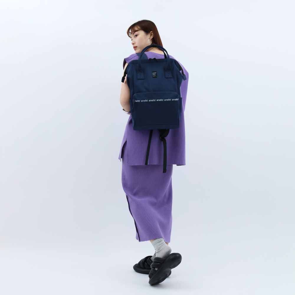 Kuchigane Backpack Zip (R) Navy 1227