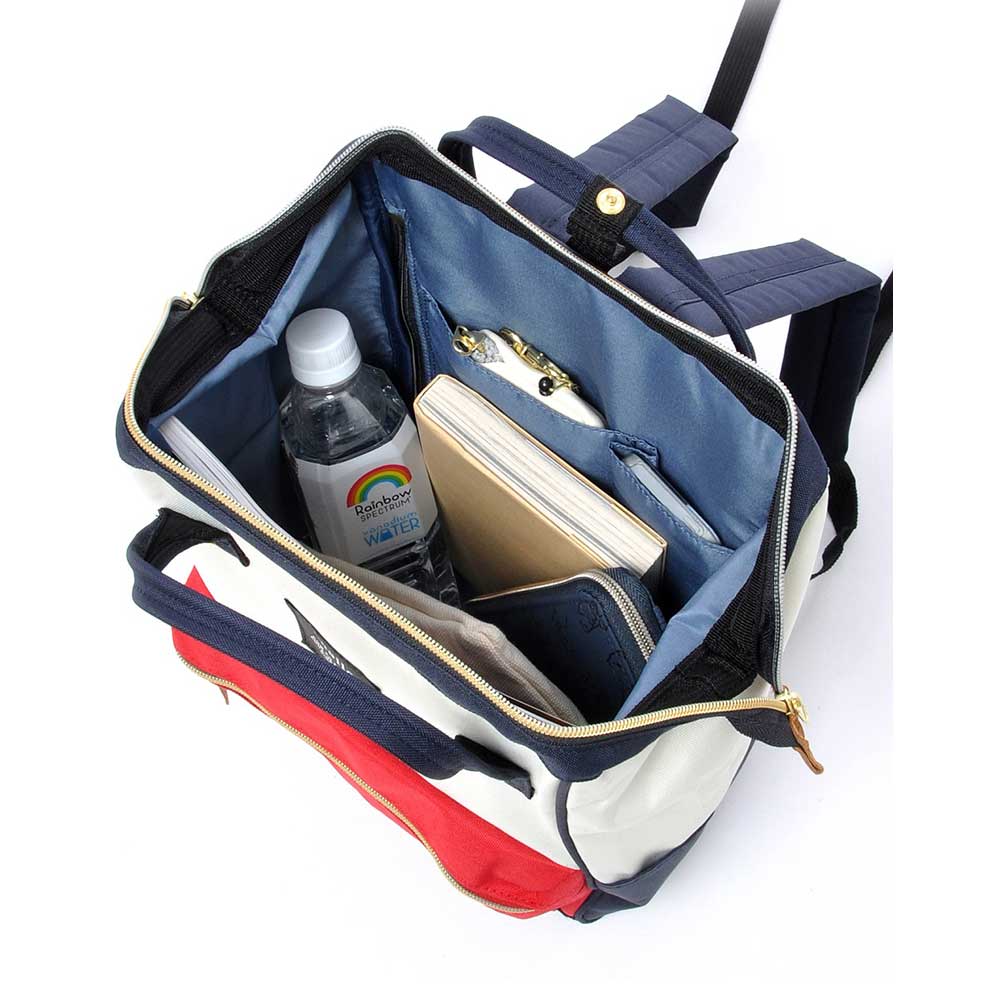 Cross Bottle Backpack S Bl-Red-Wh 0197