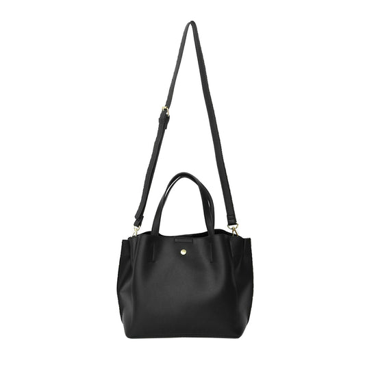 Light Weight 2Way Tote Black 0002