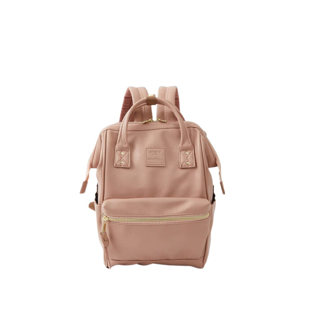 Anello pink leather backpack hotsell