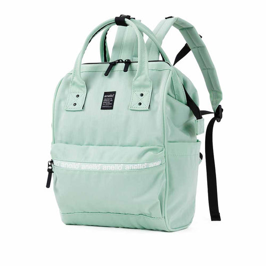 anello leather backpack pink Retro M 3771 anello Anello Quilted Leather Backpack -