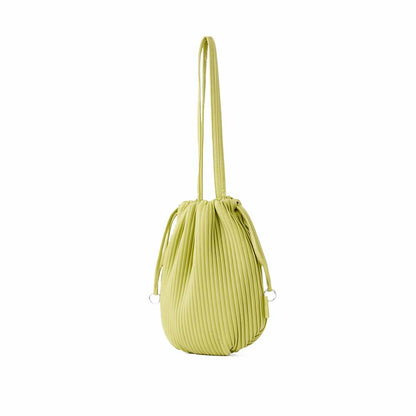 Tote Pleats Lime Green 0202