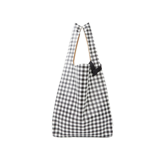 Alton Baggy Bag Checkered Bk 4043