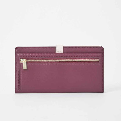 Bifold Wallet Wine 0012