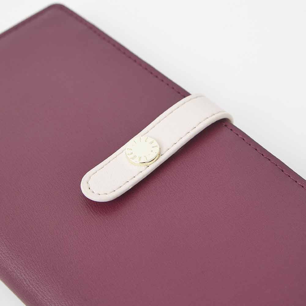 Bifold Wallet Wine 0012